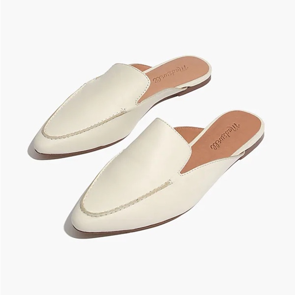 Madewell Frances Skimmer Mules in Leather